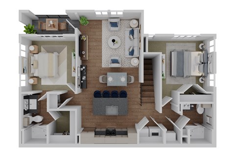 B2u Floor Plan at Stella, San Tan Valley